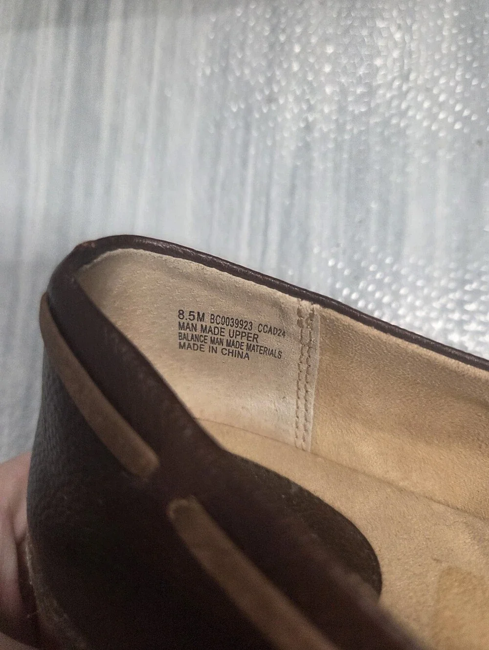 b.o.c. Brown Leather Slip-On Loafers